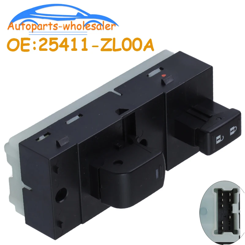 Nissan Frontier Power Window Switch 25411ZL00A 2009-2019