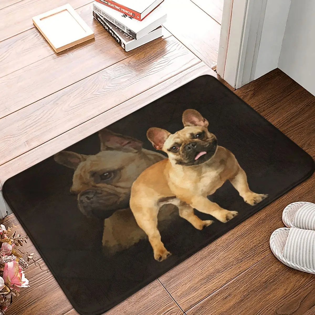 FrenchBulldogFrenchieDogDoormatModernSoftBedroomEntranceFloor