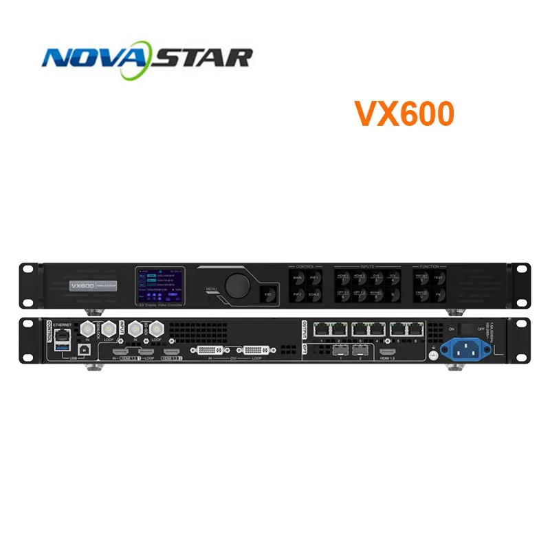 NovaStar 올인원 LED 비디오 프로세서, LED 디스플레이 컨트롤러, VX600, VX6S 업그레이드 버전, 광고 LED 스크린