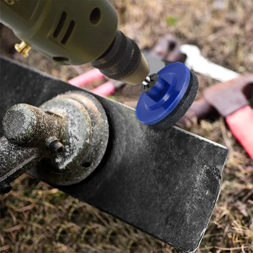 Electric Lawn Mower Knife Sharpening Stone Electric Wind Power Mower Sharpener Wear-resistant Grinding Head Whetstone Sander