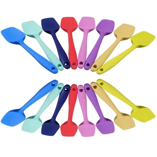 Silicone Spoon Utensil Heat Resistant Non-scratch Spatula Cooking Baking  Tools - Rice Scoop - AliExpress