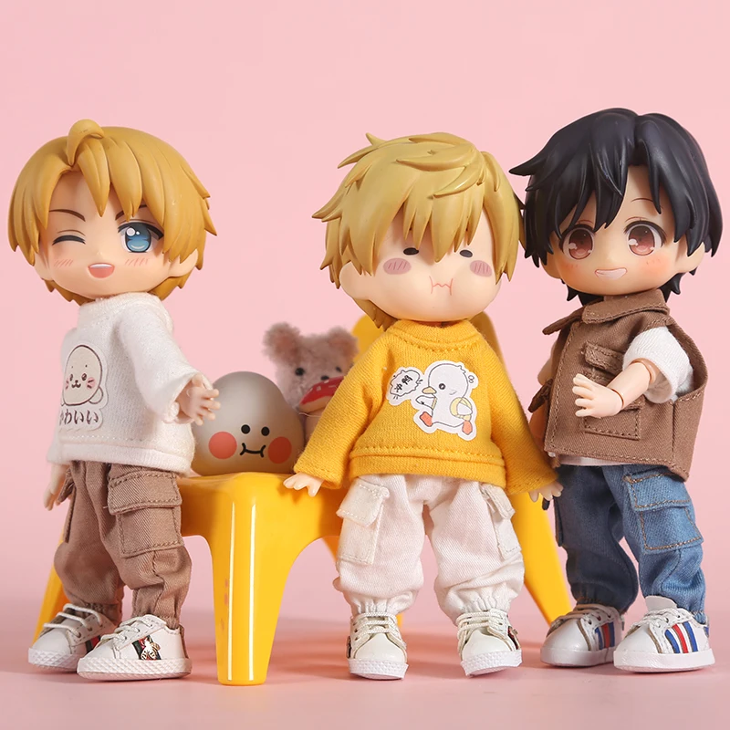 Ob11 Clothes 1/12 Bjd Doll Accessories Overalls Pant Doll Trousers For Nendoroids, Penny, Ymy, Molly,Gsc,Obitsu 11,Body9 3
