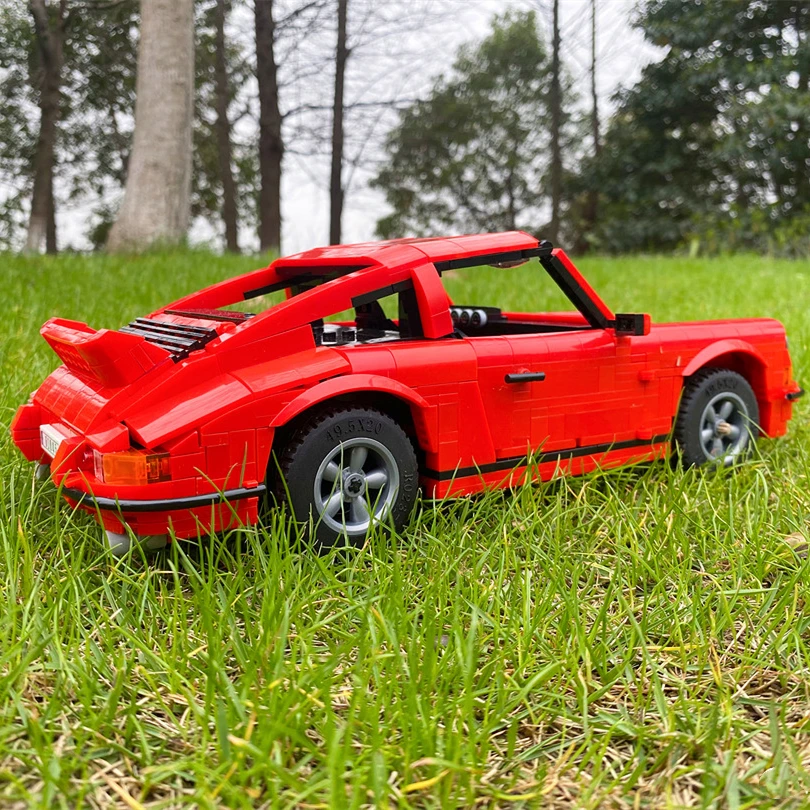 Новинка 1973 винтажный классический ретро автомобиль 1429 шт. аксессуары MOC для спортивного автомобиля совместимые строительные блоки кирпичи игрушки C61045 Carrera RS