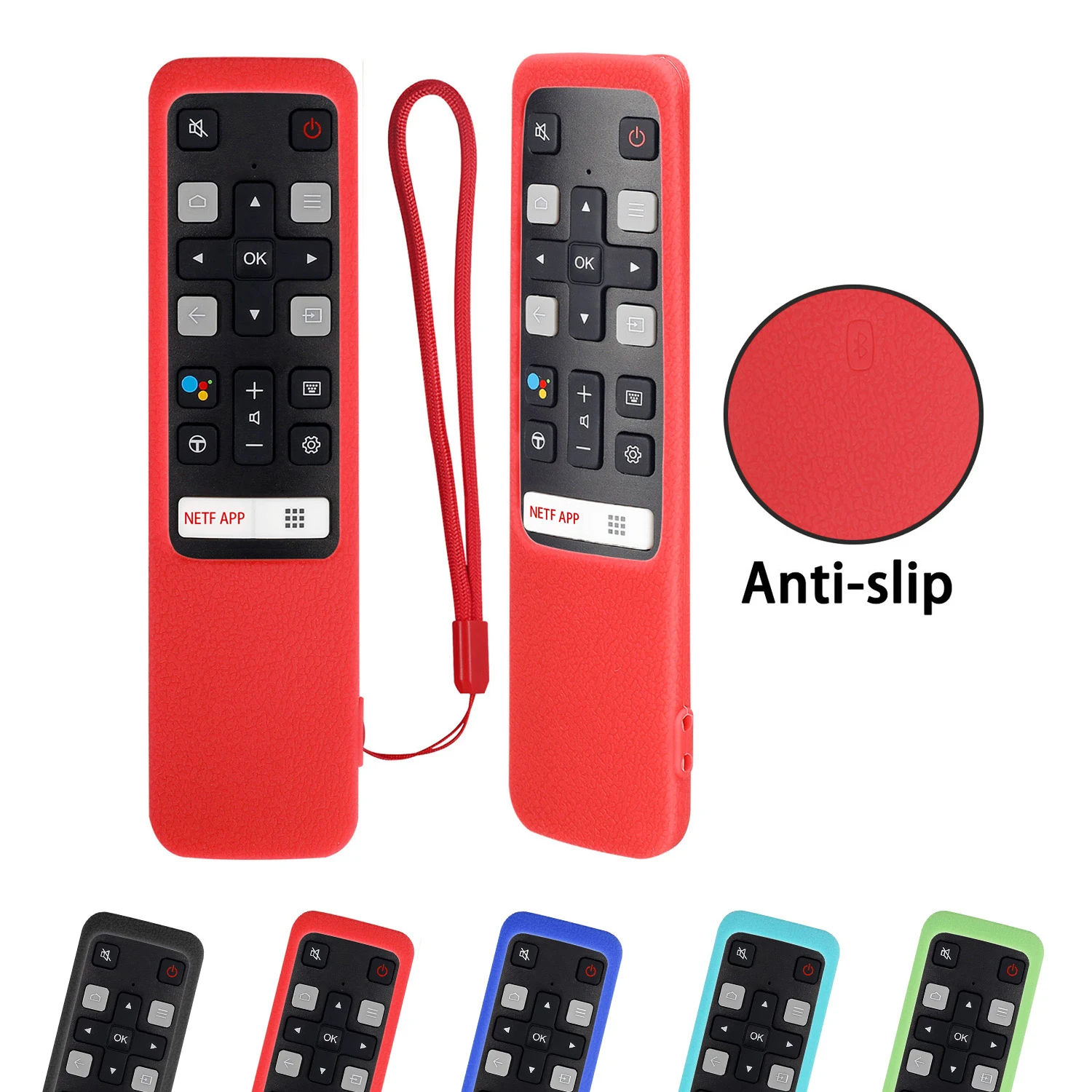 Voice Remote Control Protective Case for TCL Android 4K Smart TVs