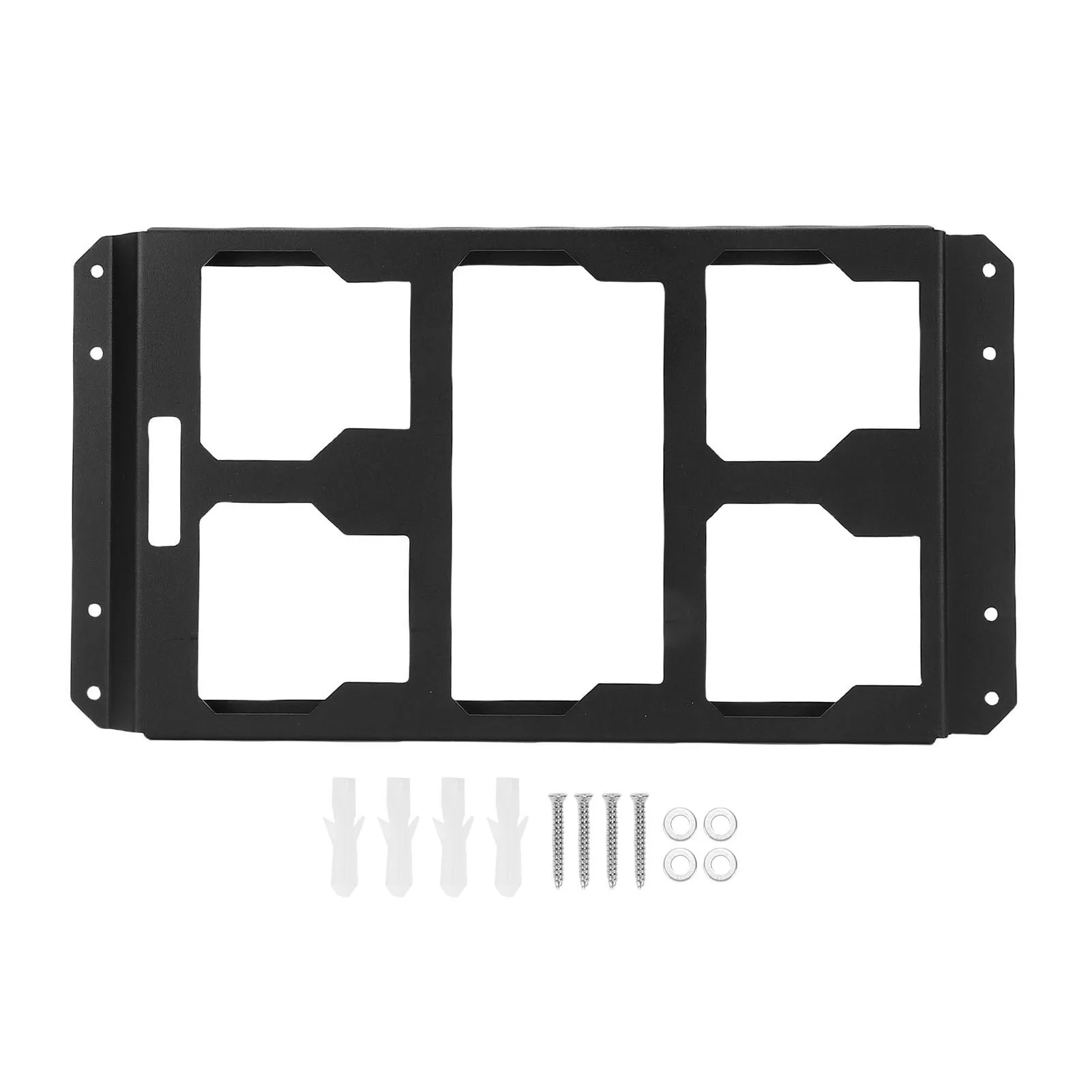 밀워키 팩아웃 공구함용 공구함 장착판, 고강도 전기도금 금속, 벽 및 바닥 설치..