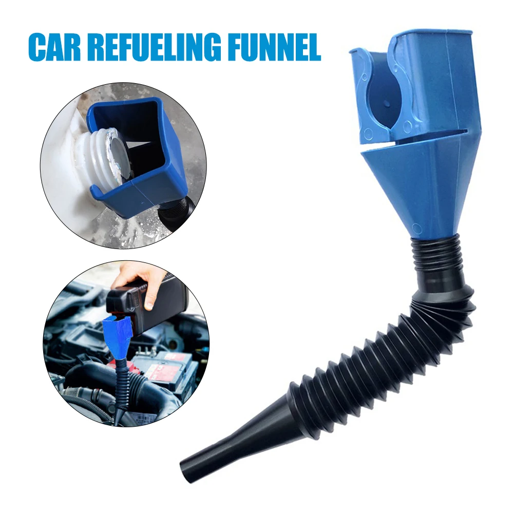 

Plastic Car Motorcycle Refueling Gasoline Engine Oil Funnel Filter Transfer Tool Funnel Kit Fluid Change Filling Transfer Tool