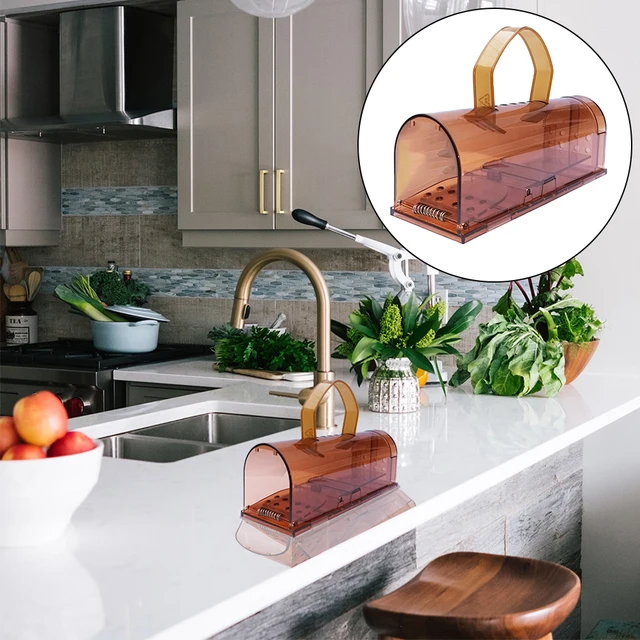 Egér Fogó Ketrec Beltéri Egyszerű, Tiszta Csapda Iroda Újrahasznosítható Biztonságos Önzárás - Image 4