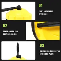 For Karcher Parkside Lavor Cleaning Tornado Brush Multi-Surface Disc Floor Washer pressure washer Flexible Surface Rotary Brush 2