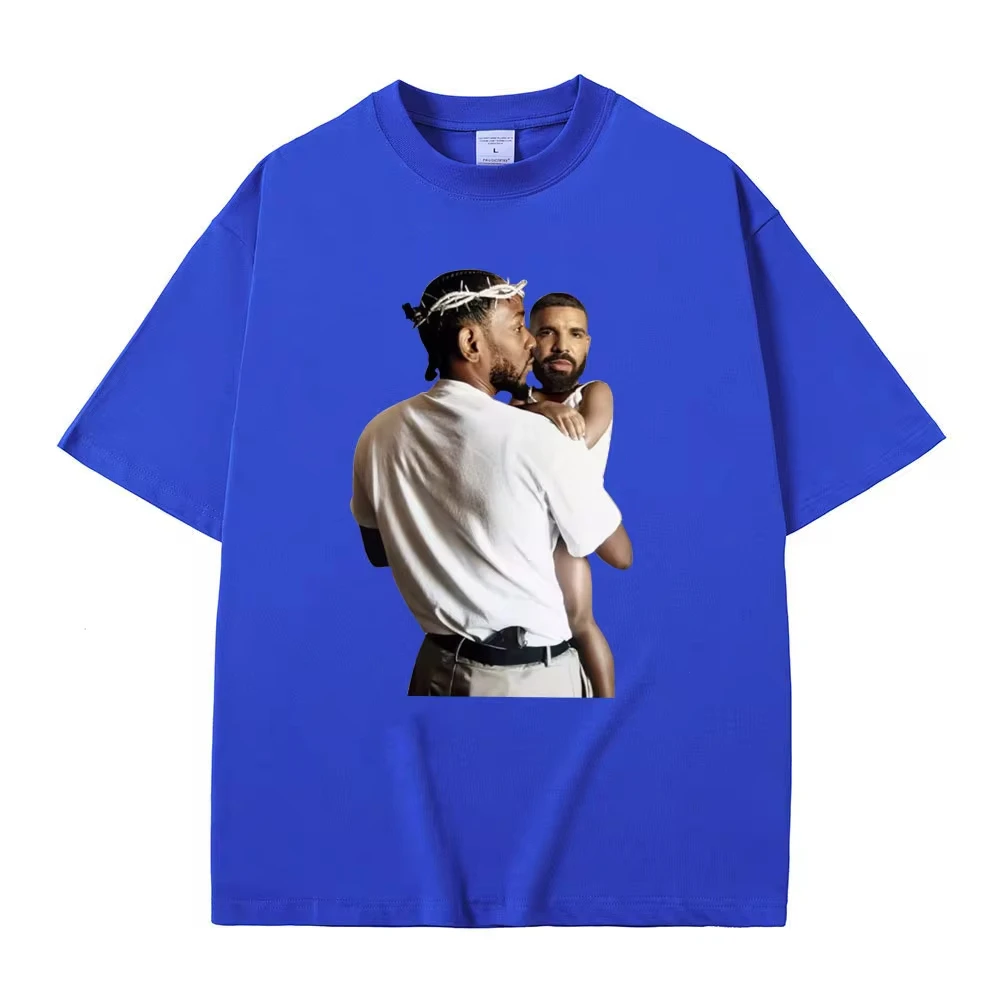 Streetwear Rapper Kendrick Lamar Drake Funny Meme T Shirt Mr Morale The Big Steppers Tee Men Women Hip Hop Casual Oversized Top 6