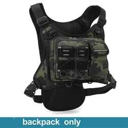 Tactical Chest Vest Bag for Outdoor Adventures and Fitness Activities (Green Camo)