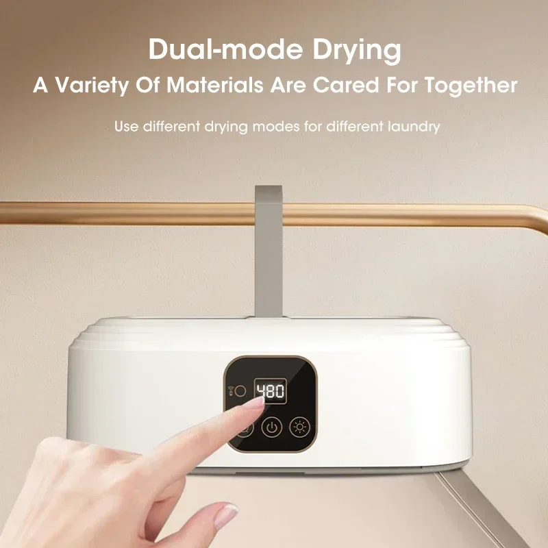 Electric Clothes Dryer Smart Electric Dryer Portable Foldable Dryer Home Multifunctional Timed Fast Heating Clothes Drying Silent and Low-energy