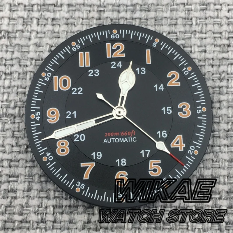 Classics Sterile 29mm Field Pilot Black Watch Dial with Hand Set
