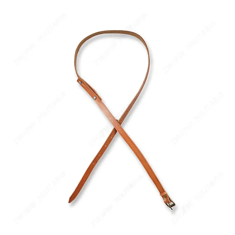 

Chinese Army Genuine Leather Type 54 Shotgun Strap Belt Sling Brown CN10501