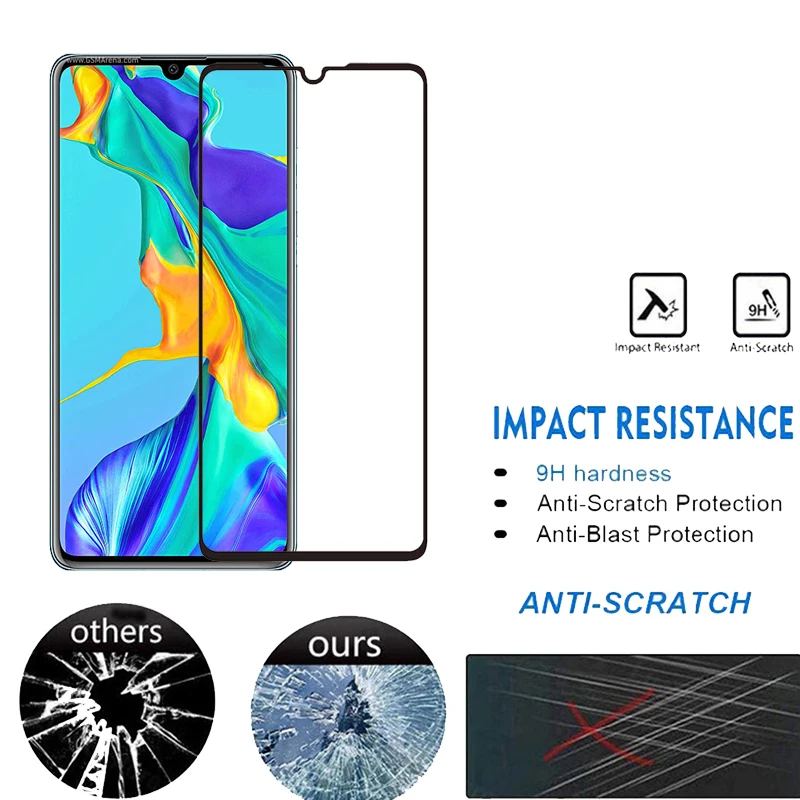 Premium Full Glue Tempered Glass Screen Protector with Camera Film