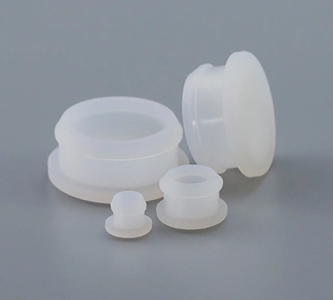 

Transparent 4.5-30mm Silicone Rubber Hole Caps T-type Plug Cover Snap-on Gasket Blanking End Cap Seal Stopper