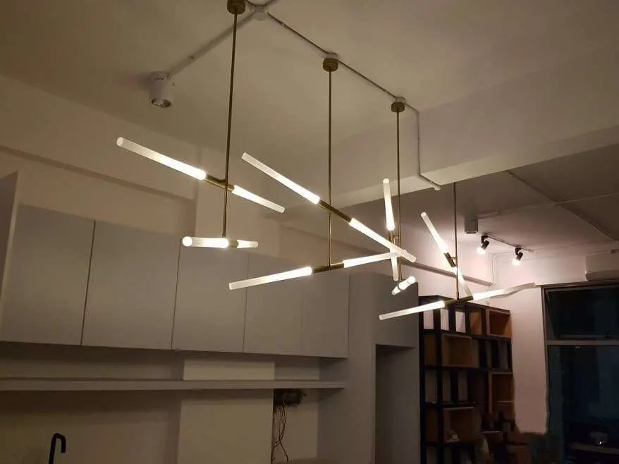 Modern Led Pendant Light for dining room Home Fixture photo review