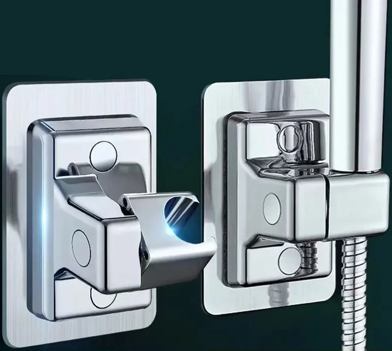 Description Picture 4 of itemShower Head Holder Adjustable Wall Mounted Shower Holder Self-Adhesive Showerhead Handheld Bracket Bathroom Accessories
