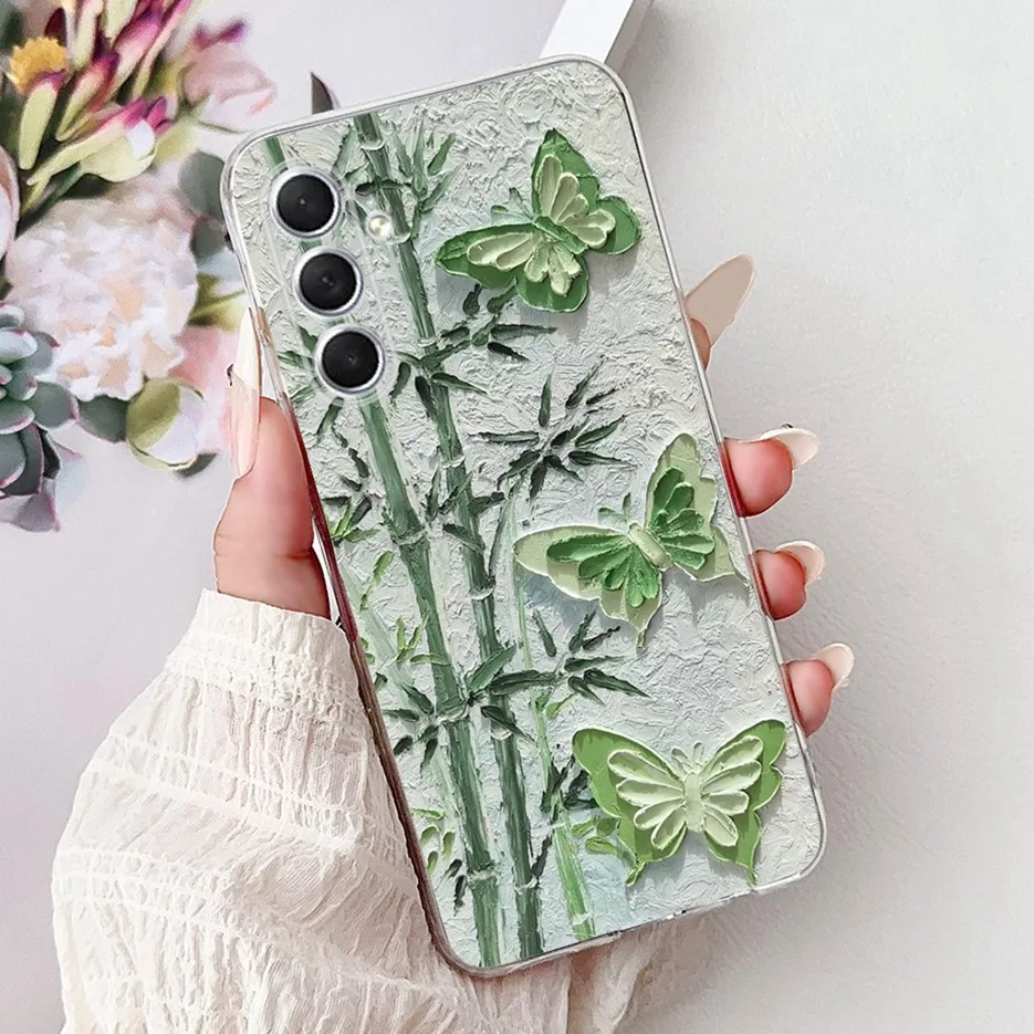 Luxury Painted Soft Slim Phone Case - Elegant Back Cover Coque