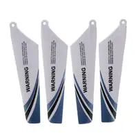 ABWE 4pcs spare blades for helicopter rotor rc S107 Blue 1