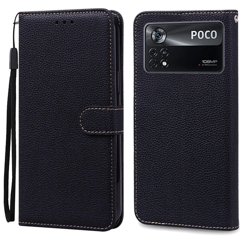 Elegant Leather Flip Wallet Cover - Premium Protection and Style