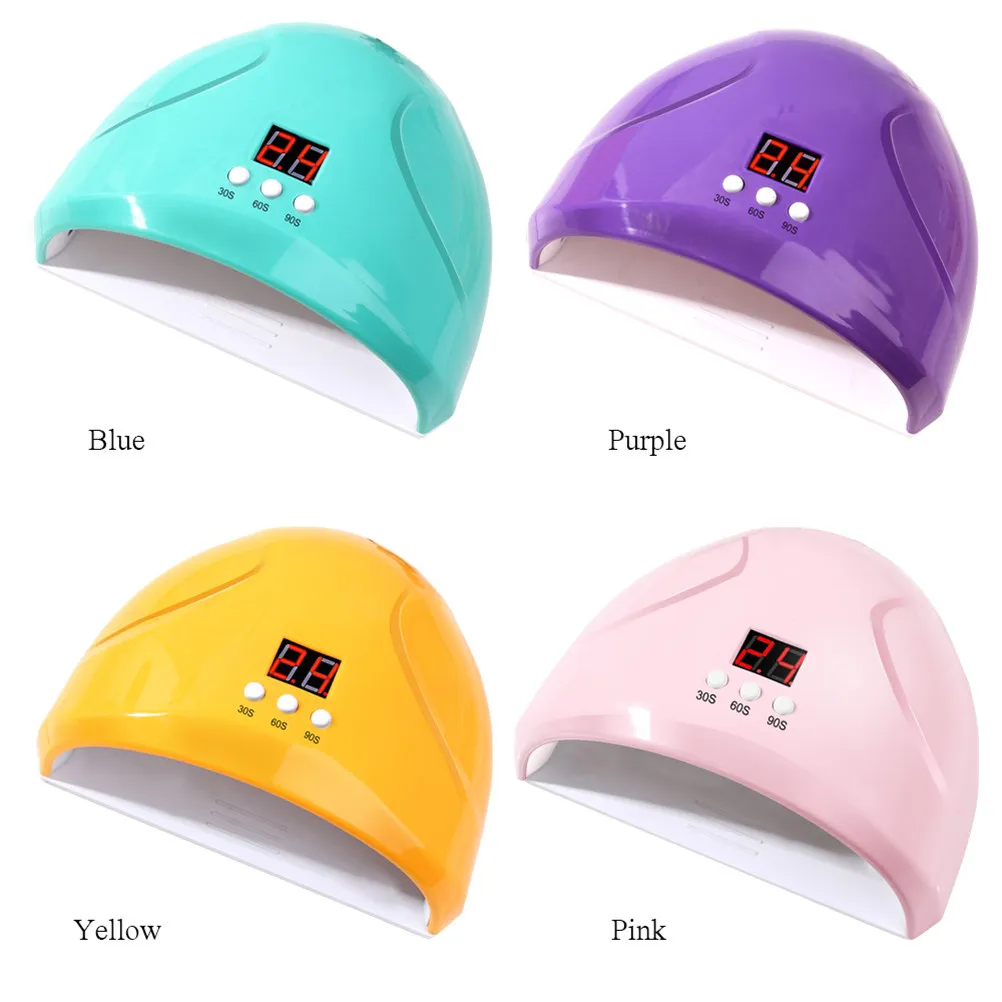 12 LED 36W UV 네일 드라이어 머신, 스마트 센서 자동 시작/정지 기능, 3가지 타이머 설정, LCD 디스플레이, 젤 연장 및 LED 글루용