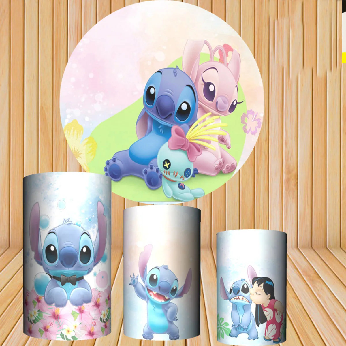 Festa-backdrops-disney-lilo-stitch-forma-redonda-decora-o-de-anivers