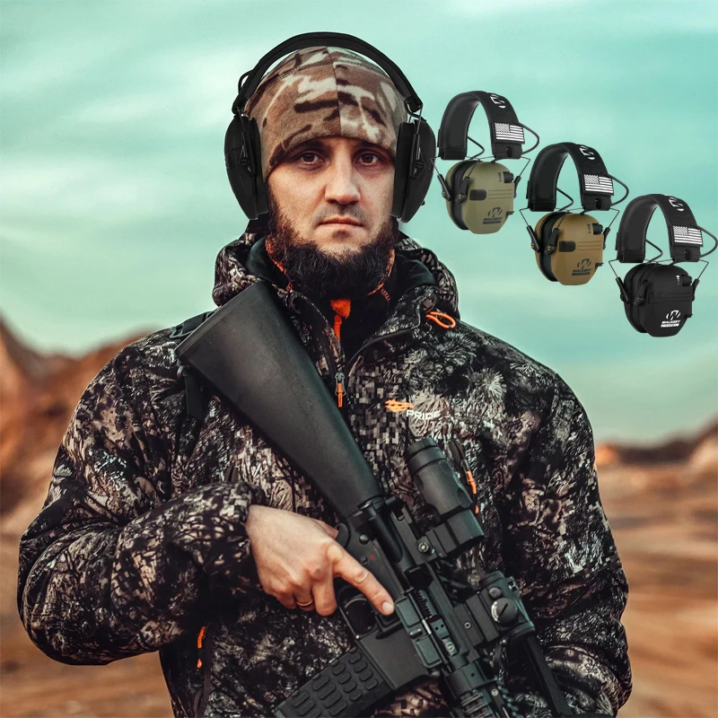 Shooting Earmuff Tactical Electronic Anti-noise Impact Sound Amplification