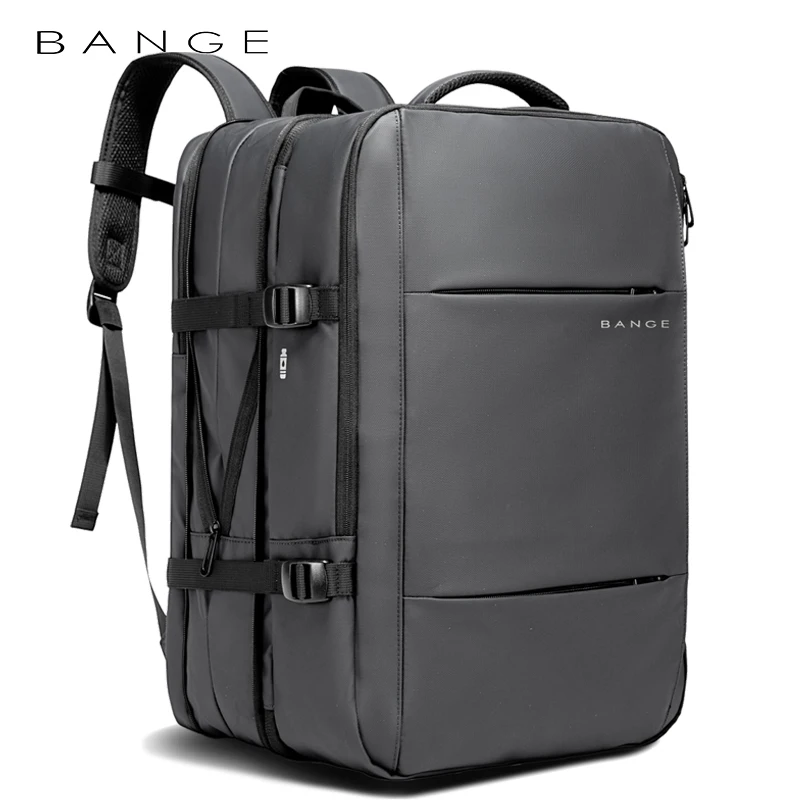 BANGE Men’s Expandable Business & Travel Backpack – 17.3" Waterproof Laptop Bag 1