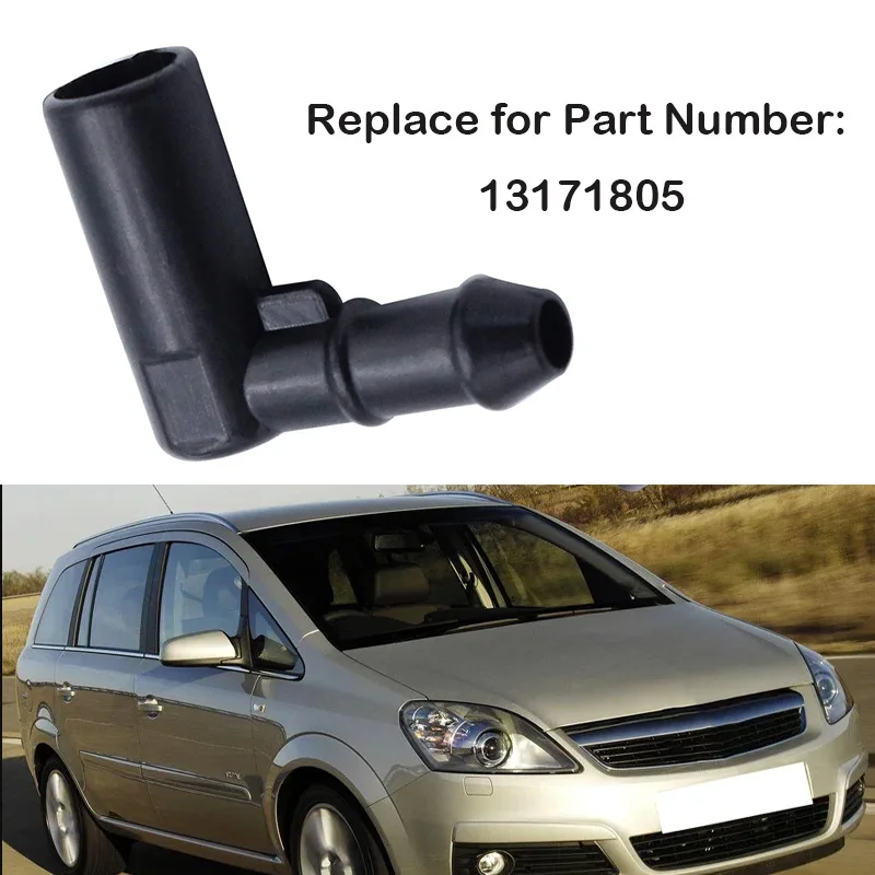 Vauxhall ZAFIRA B 2005-2014 윈드 스크린 와셔 호스 직각 커넥터 13171805, ASTRA H 2004-2009 CORSA D 2007-2014 에 적합