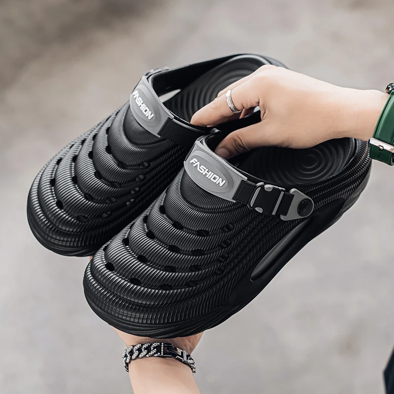 Unisex Summer Slippers Men Clogs Platform Women Beach Sandals Outdoor Casual Non-slip Footwear summer slippers,anti slip sandals
