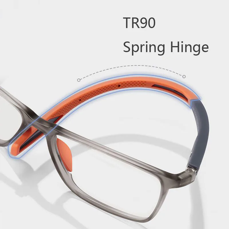 Ultralight Men's Sport Reading Glasses with Anti Blue Light Technology