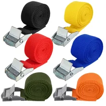 

2Pcs 1M X 25mm Adjustable Cargo Lashing Strap Car Luggage Cargo Lashing Zinc Alloy&Nylon For Goods Movement Lashing Straps