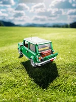 New children's camping party creative classic Cooper car 10242 model building blocks DIY educational toys children's Christmas b 5