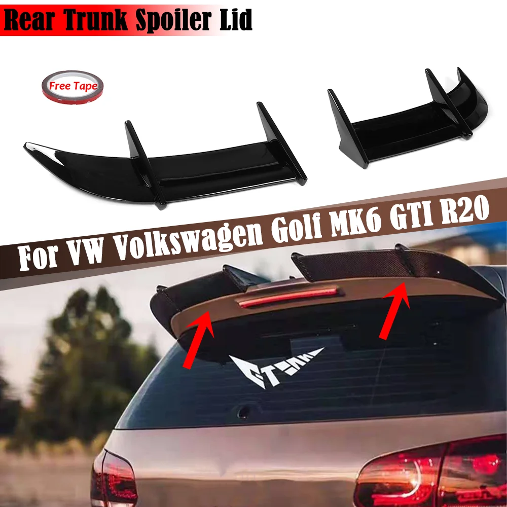 Rear Roof Spoiler Wing For Vw For Volkswagen Golf Mk6 Gti R20 Models Ak