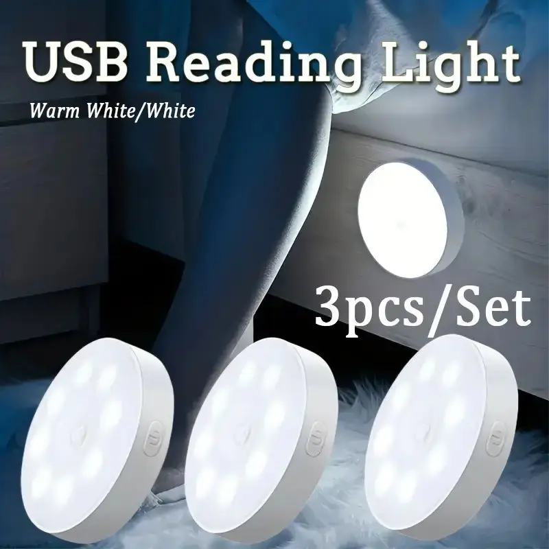 LED Cabinet Light LED Motion Sensor Light Cabinet Lights LED Cabinet Lights Motion Sensor Light Motion Sensor Lights Under Cabinet Light 3pcs Cabinets Lights USB Rechargeable LED Magnetic Indoor Motion Sensor Lights Stairs Bedroom Office Bathroom Hallway Lighting