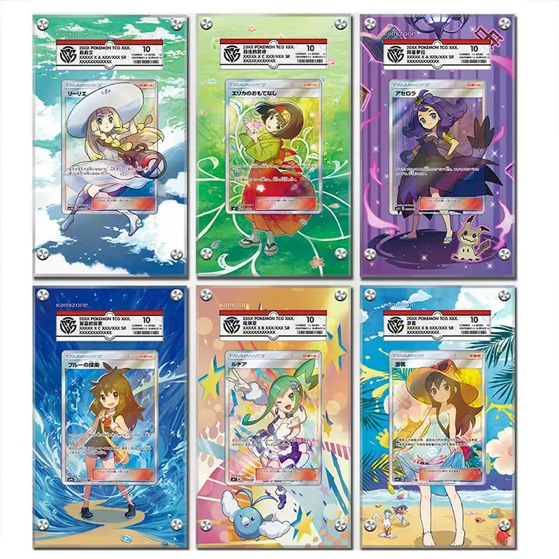 

Pokemon PTCG Japanese English version CCG rating card Expansion Painting Acrylic Standing Display Stand Does Not Include Cards