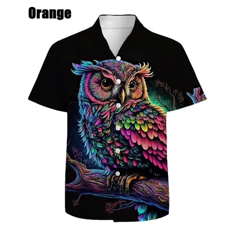 thumbnail image 1 of Nuevas camisas de manga corta con estampado de animales para hombre, camisas informales de verano de gran tamaño con botones, camisas de playa para hombre, ropa de calle, 1 of 4