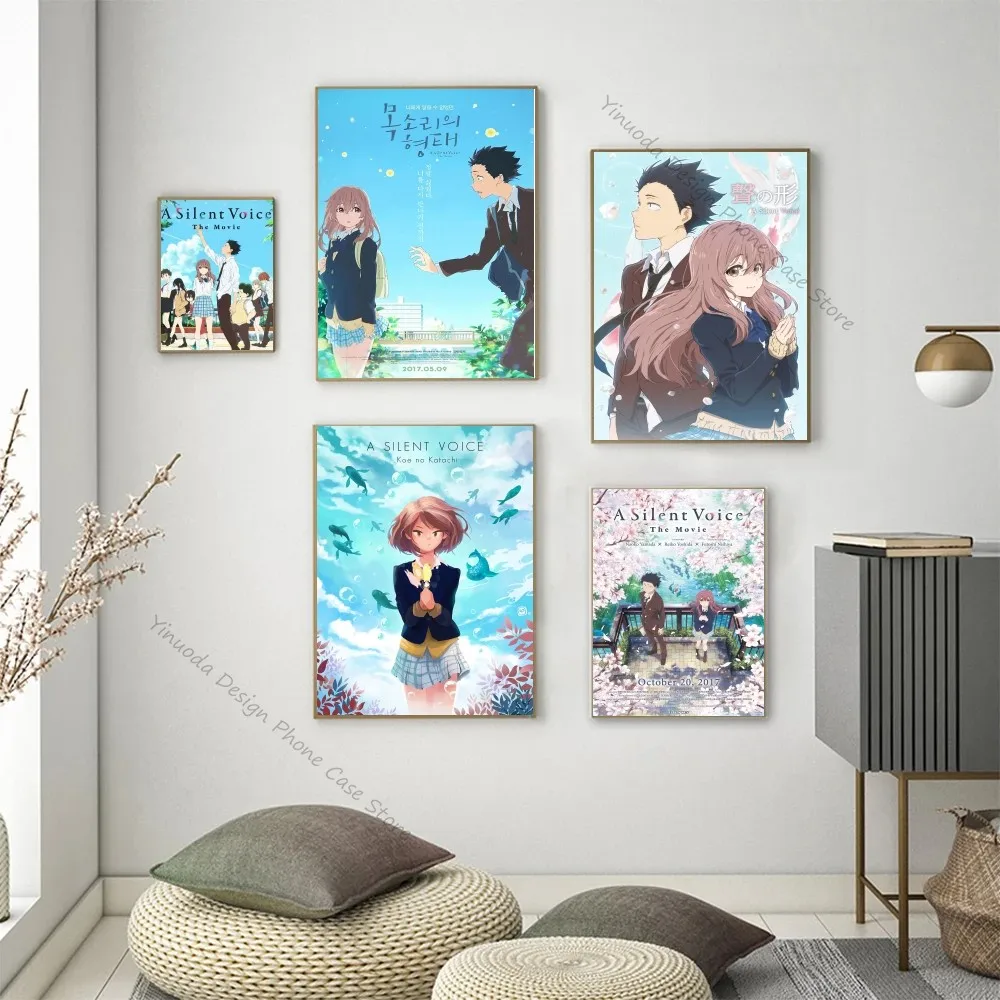 1pc-anime-movie-a-silent-voice-poster-good-quality-prints-vintage-room