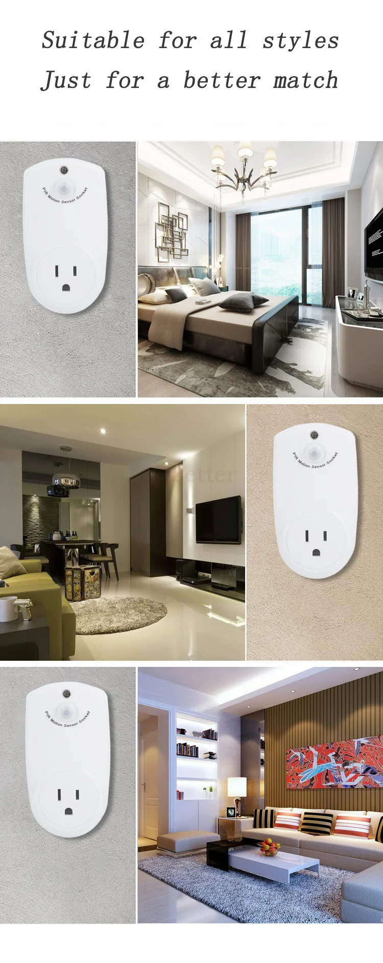 PIR Motion Sensor Lamp Base Holder Infrared Human Body Induction EU US plug Socket Ceiling LED Light Sensor Switch Accessories
