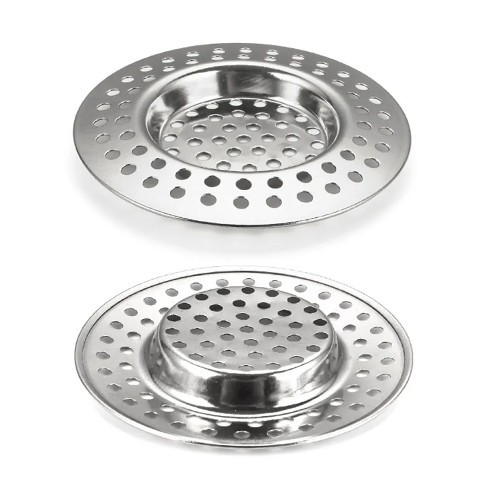 Kitchen Sink Filter Stainless Steel Mesh Sink Strainer Filter 2PCS Bathroom Strainer Drain Hole Trap Waste Screen sink filter,kitchen sink filter,sink strainer,kitchen sink strainer