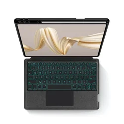 Magnetic Trackpad Keyboard Cover for Spanish (Black)
