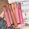 Waterproof Mirror Jelly Lip Glaze 6 Colors Water-light Lip Gloss Long Lasting Moisturising Glossy Red Tint Lips Makeup Cosmetics 5
