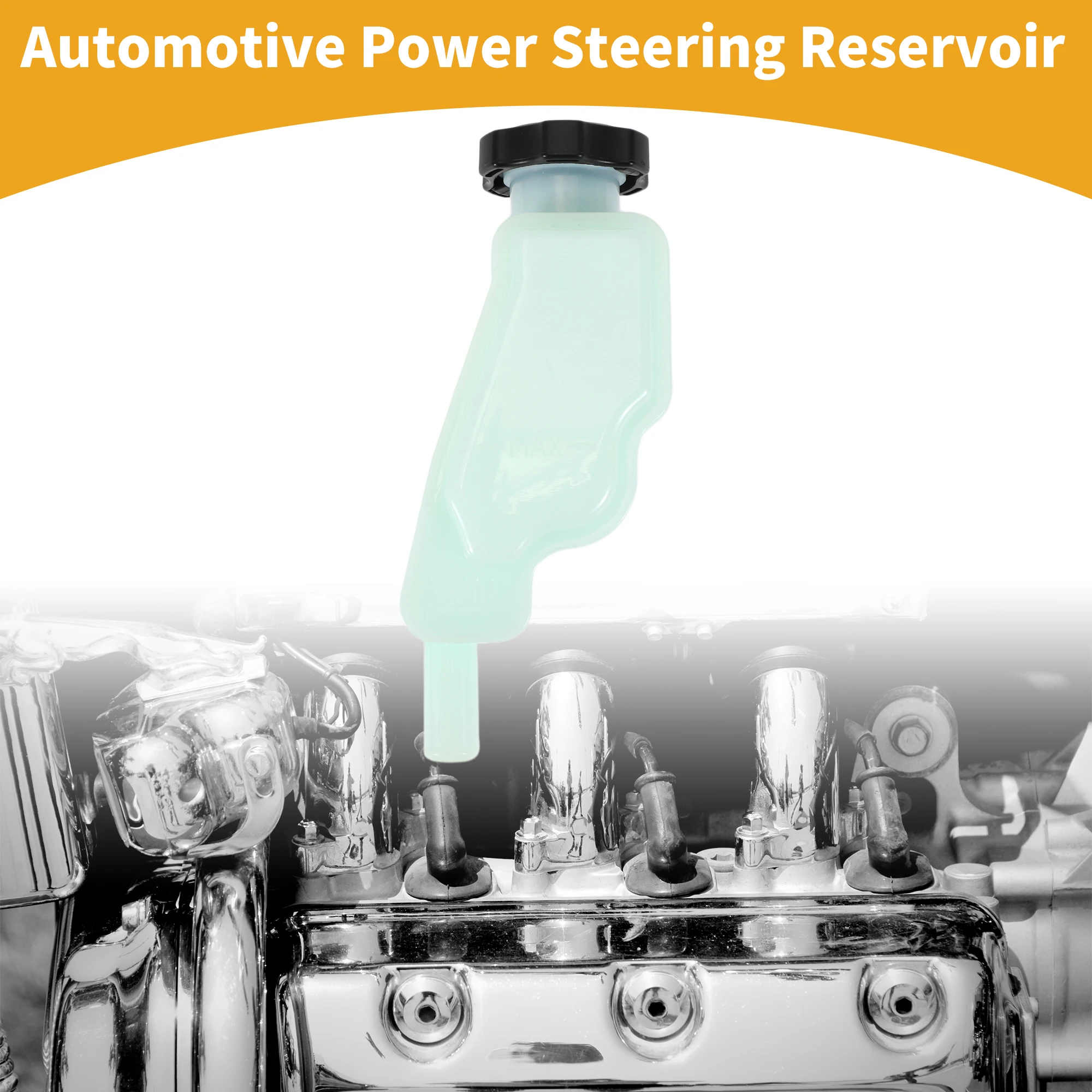 UXCELL Automotive Power Steering Reservoir No.BP4L32690B for Mazda 3 2004 2005 2006 2007 2008 2009 Plastic