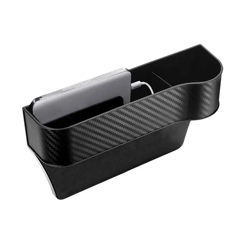 

Multifunction Seat Gap Storage Bag For Car Seat Gap Filler With Phone Cup Holder PU Leather Car Interior Crevice Organizers Box
