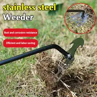 Garden Manual Weed Remover Tool Grass Gardening Puller Loose Shovel Tool Weeding Rooting Soil Hand Removal 2