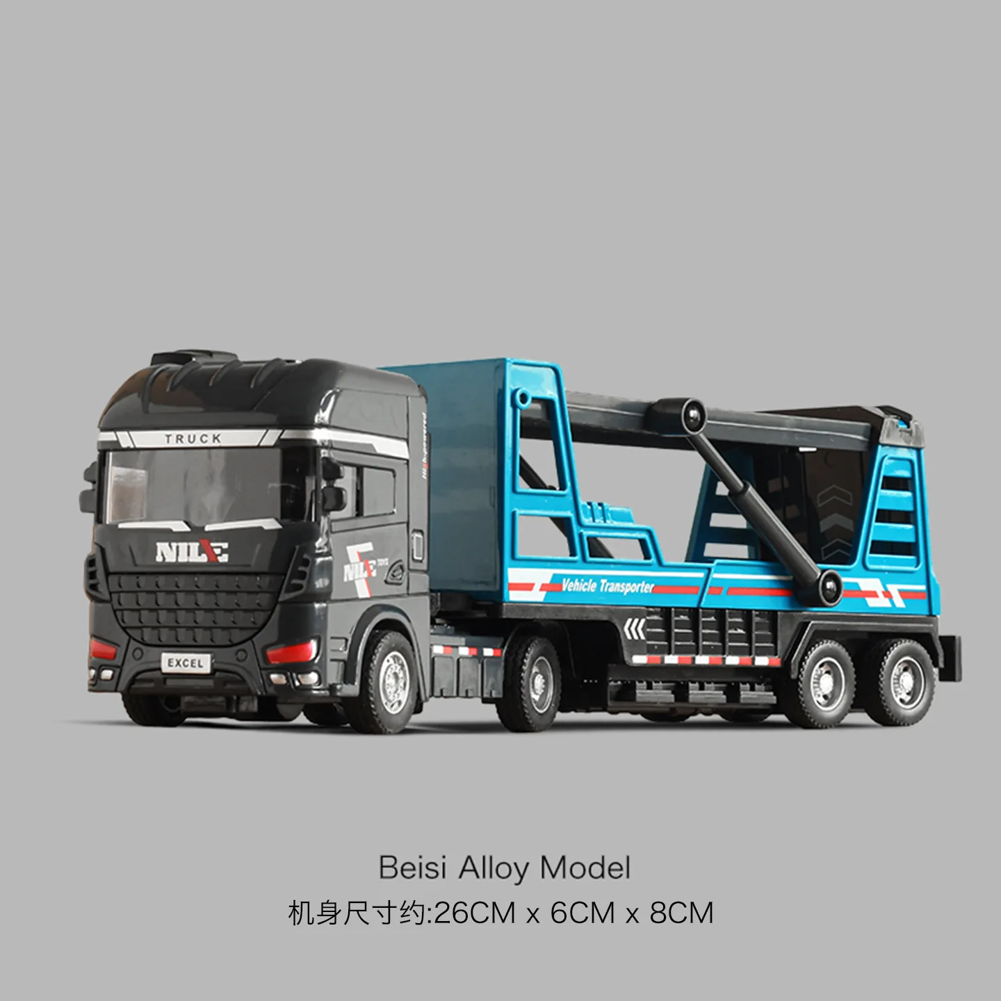 1pcs children I play construction truck toys engineering toys boy party role play desktop decoration indoor and outdoor games - 3