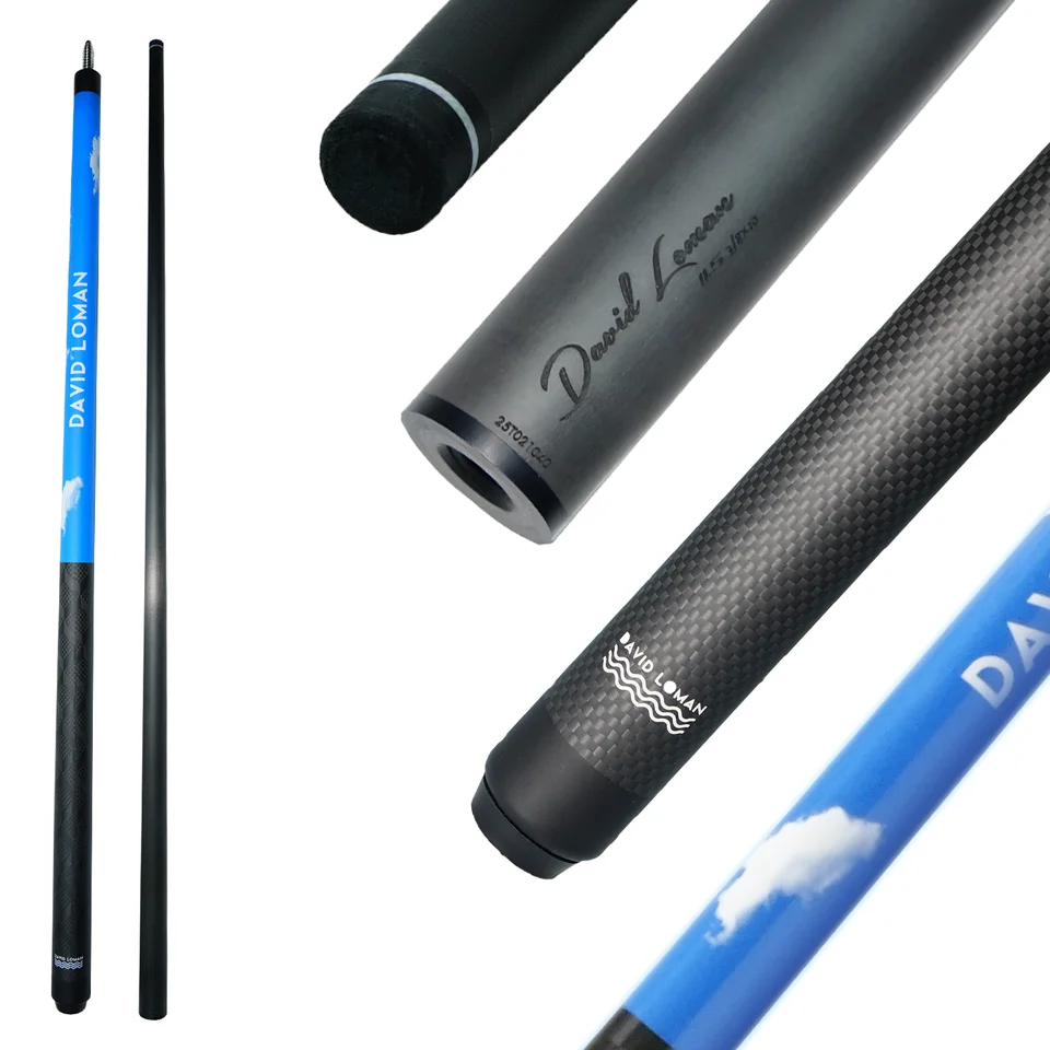 David Loman Carbon fiber billiard cue stick, Professional billiard