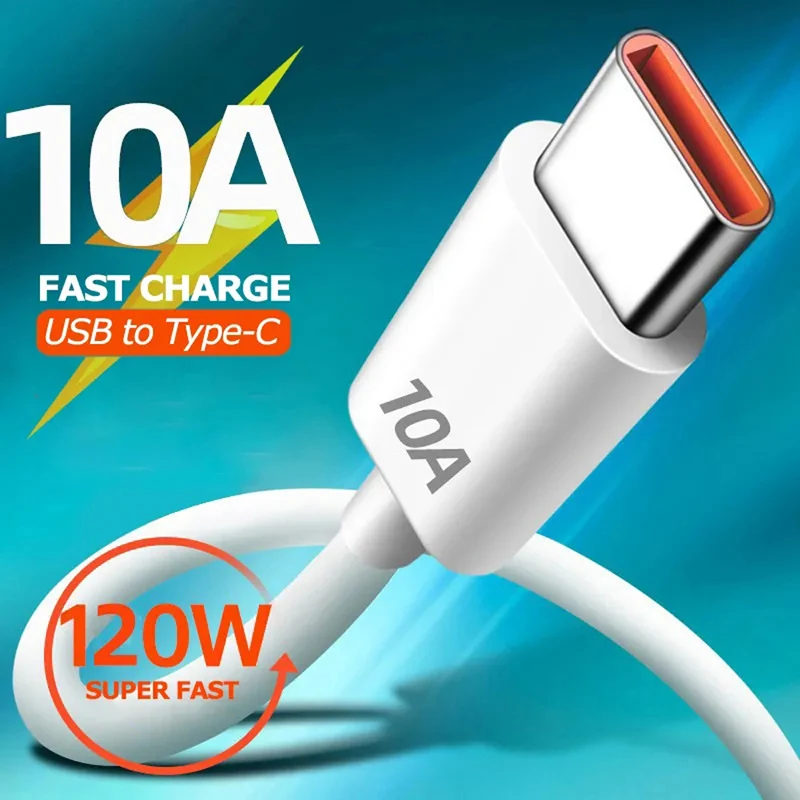 

120W Type C Fast Charging Cable For iphone 15 14 Huawei Mate 40 50 USB C Charging Wire For Xiaomi Samsung Data Transfer Cord