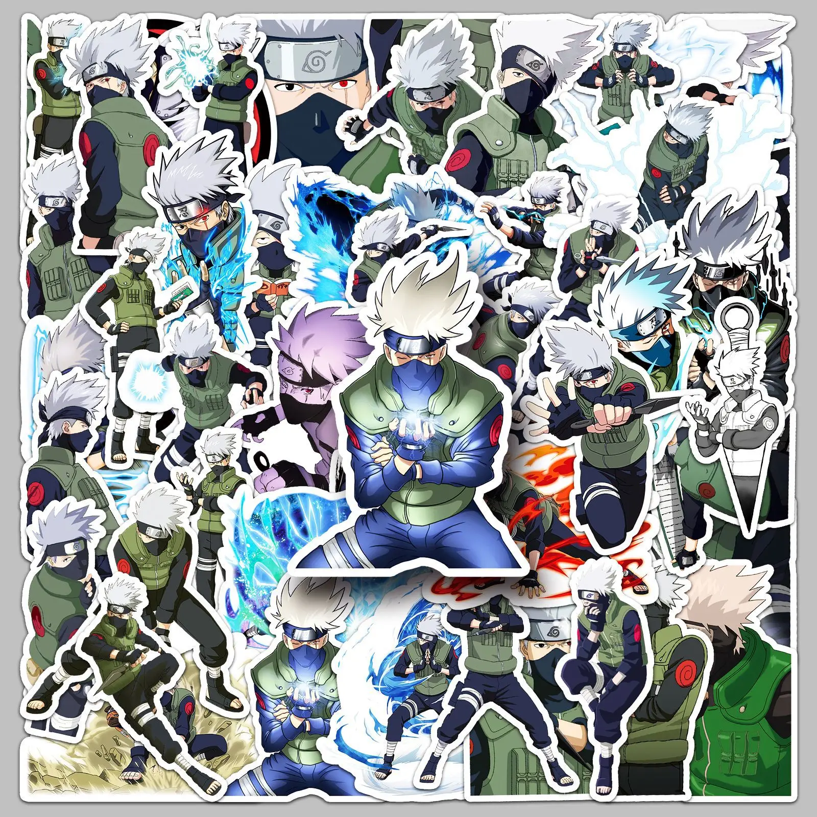 50pcs Naruto Anime Gaara Decorative Waterproof Stickers