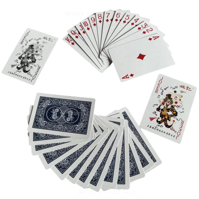 100% Solitaire Waterproof Playing Card Plastic Game Solitaire Poker Game Board Game 56*86mm